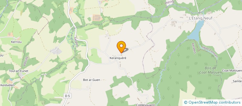 localisation de l'entreprise MADAME CAROLE LHUILLIER  KERPERT