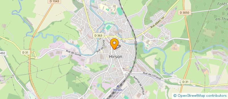 localisation de l'entreprise MADAME CAROLE LIENARD  HIRSON