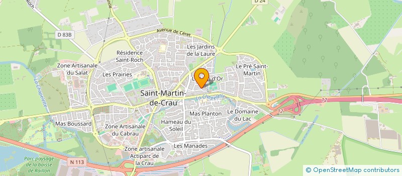 localisation de l'entreprise MADAME CAROLE LIGONTO à SAINT-MARTIN-DE-CRAU