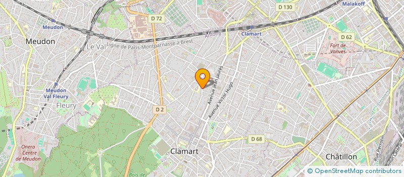 localisation de l'entreprise MADAME CAROLE LIZAK à CLAMART