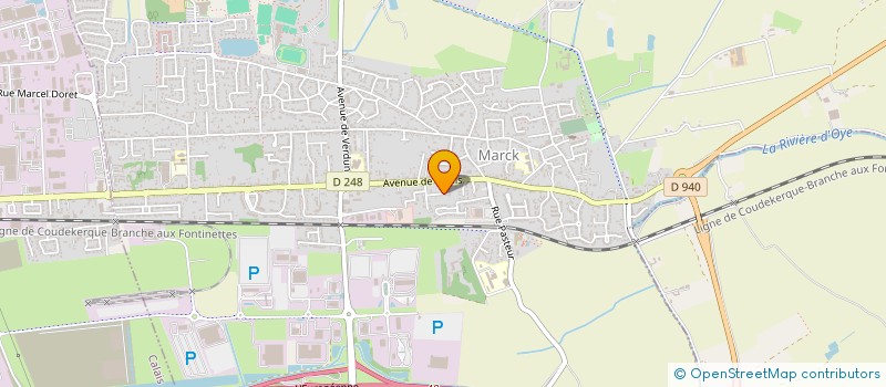 localisation de l'entreprise MADAME CAROLE LOEUILLEUX  MARCK