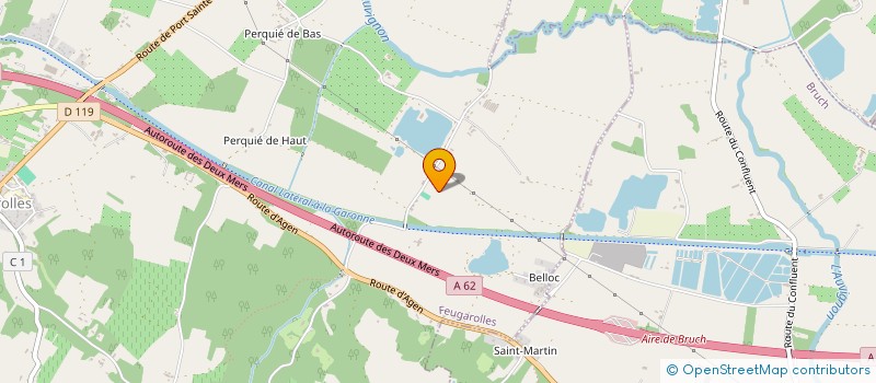 localisation de l'entreprise MADAME CAROLE LOMBARD  FEUGAROLLES