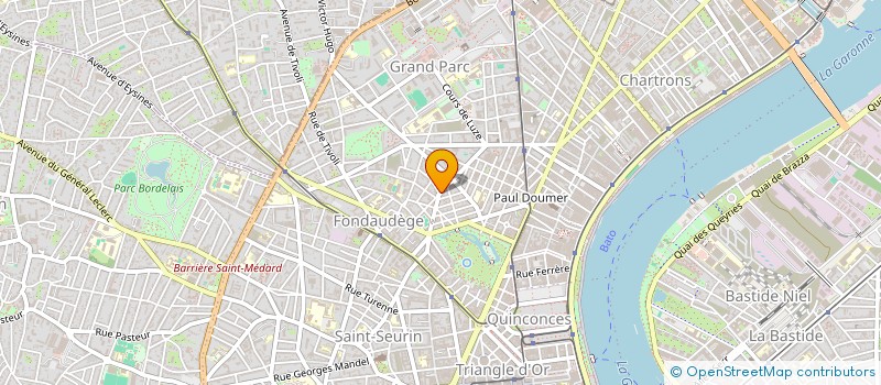localisation de l'entreprise MADAME CAROLE LOPES à BORDEAUX