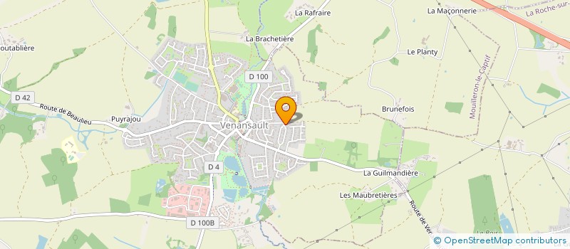 localisation de l'entreprise MADAME CAROLE LORANT  VENANSAULT