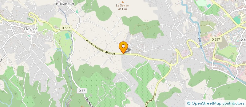 localisation de l'entreprise MADAME CAROLE LORIOU à DRAGUIGNAN