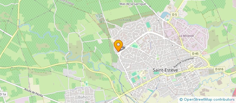 localisation de l'entreprise MADAME CAROLE LOUIS  SAINT-ESTEVE