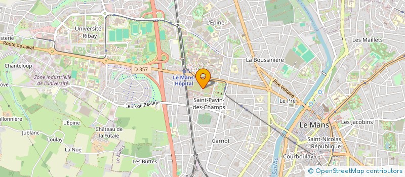 localisation de l'entreprise MADAME CAROLE LUCAS à LE MANS