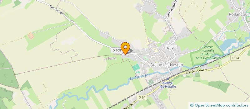 localisation de l'entreprise MADAME CAROLE MAILLE  AUCHY-LES-HESDIN