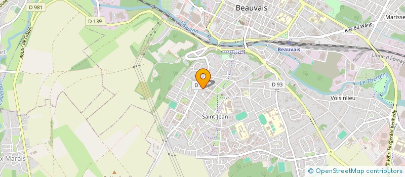 localisation de l'entreprise MADAME CAROLE MAJAL  BEAUVAIS