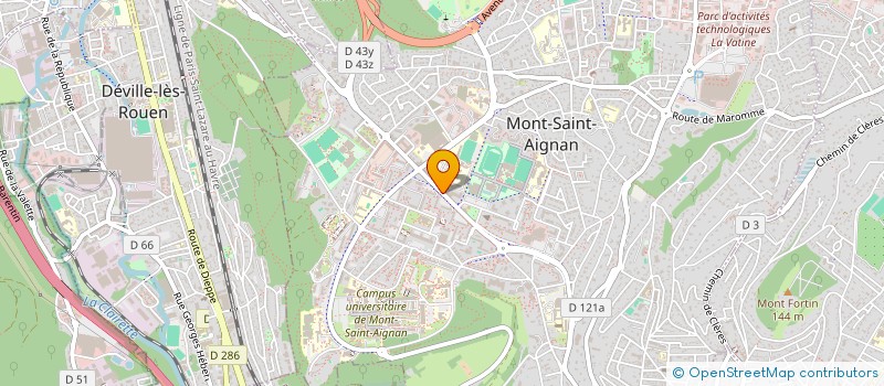 localisation de l'entreprise MADAME CAROLE MALLET  MONT-SAINT-AIGNAN