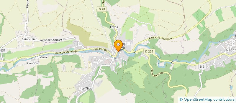 localisation de l'entreprise MADAME CAROLE MANDUCHET  CHAMPEIX