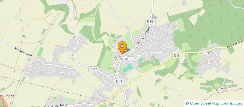 localisation de l'entreprise MADAME CAROLE MANTEAU  MONTAMISE