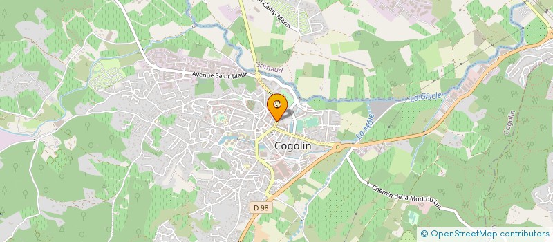 localisation de l'entreprise MADAME CAROLE MANUEL  COGOLIN