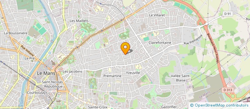 localisation de l'entreprise MADAME CAROLE MARBACH  LE MANS