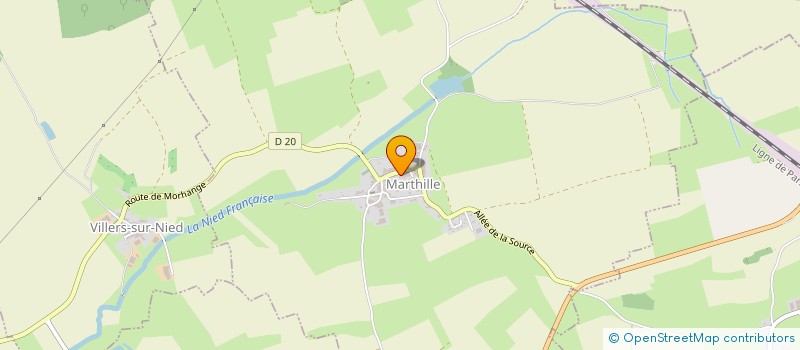 localisation de l'entreprise MADAME CAROLE MARCHAND  MARTHILLE