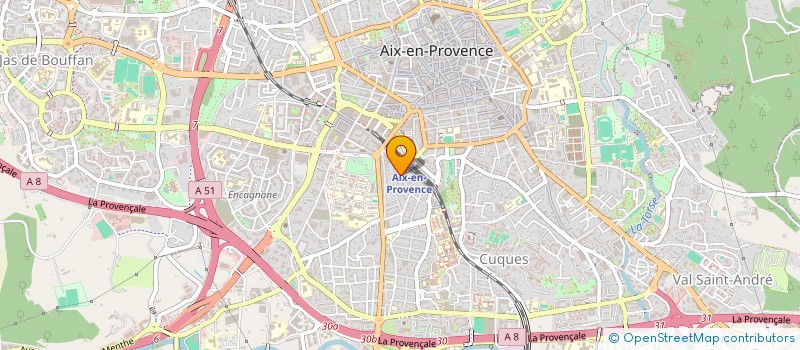 localisation de l'entreprise MADAME CAROLE MARCHISSEAU  AIX-EN-PROVENCE