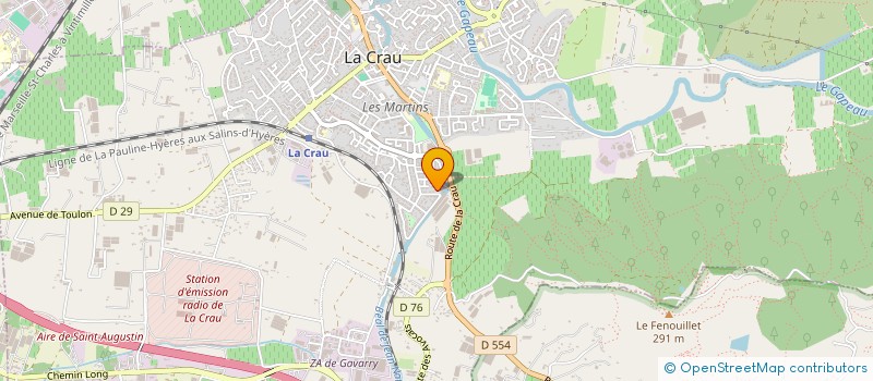 localisation de l'entreprise MADAME CAROLE MARECHAL  LA CRAU