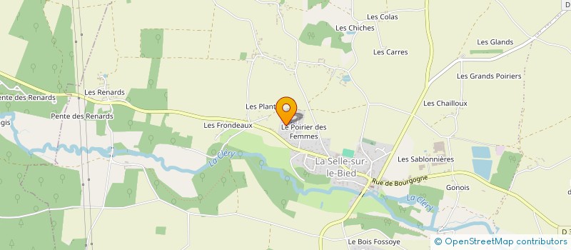 localisation de l'entreprise MADAME CAROLE MARET à LA SELLE-SUR-LE-BIED