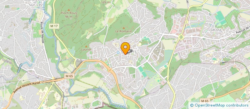 localisation de l'entreprise MADAME CAROLE MARIE-JEANNE  CLAPIERS