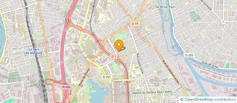 localisation de l'entreprise MADAME CAROLE MARIETTA  CRETEIL