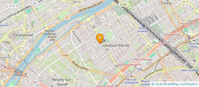 localisation de l'entreprise MADAME CAROLE MARME à LEVALLOIS-PERRET