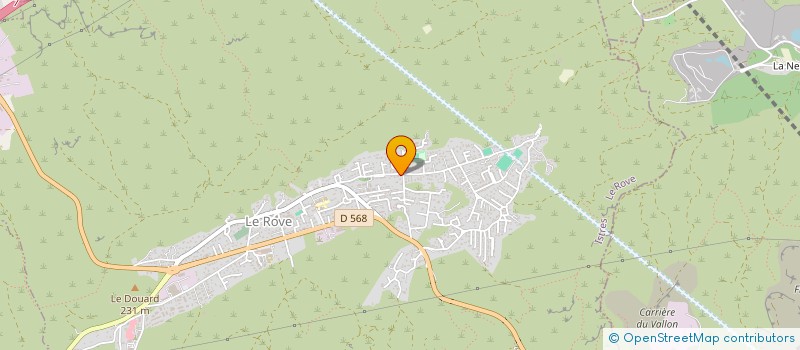 localisation de l'entreprise MADAME CAROLE MARTINEZ  LE ROVE