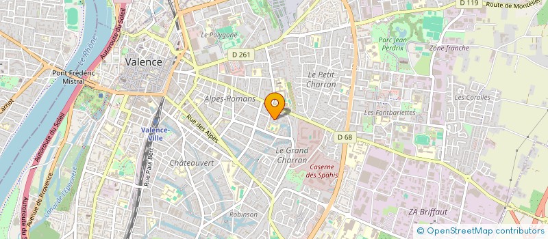 localisation de l'entreprise MADAME CAROLE MASSET  VALENCE