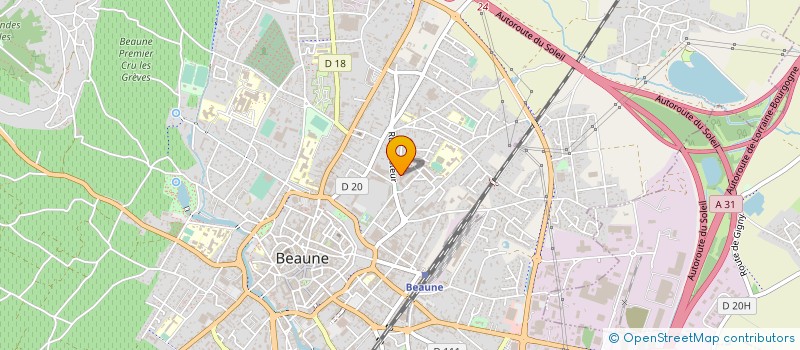 localisation de l'entreprise MADAME CAROLE MATHEY à BEAUNE