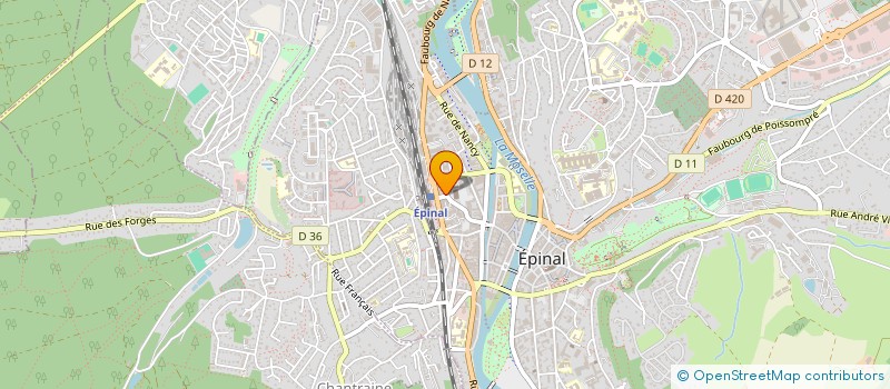 localisation de l'entreprise MADAME CAROLE MATHIEU à EPINAL