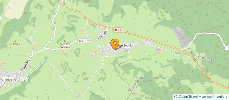 localisation de l'entreprise MADAME CAROLE MAUGAIN  CHAPELLE-D'HUIN