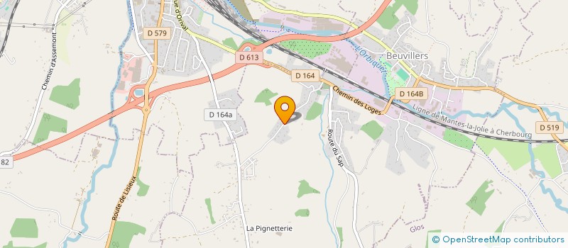 localisation de l'entreprise MADAME CAROLE MAUGER à HERMIVAL-LES-VAUX