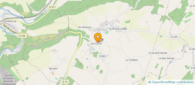 localisation de l'entreprise MADAME CAROLE MAUGER à BERJOU