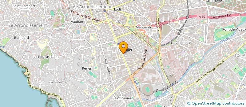 localisation de l'entreprise MADAME CAROLE MAUGIS  MARSEILLE