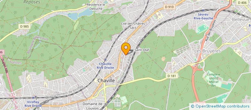 localisation de l'entreprise MADAME CAROLE MENANTEAU  CHAVILLE