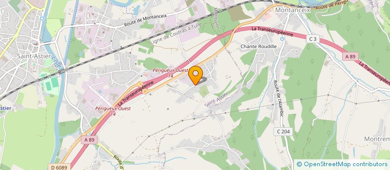 localisation de l'entreprise MADAME CAROLE MESQUIDA  SAINT-ASTIER