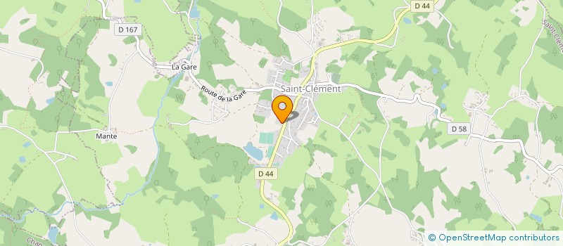 localisation de l'entreprise MADAME CAROLE METIN  SAINT-CLEMENT