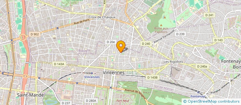 localisation de l'entreprise MADAME CAROLE METTLER  VINCENNES