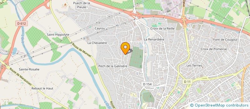 localisation de l'entreprise MADAME CAROLE MEZOUL à BEZIERS