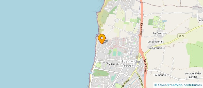 localisation de l'entreprise MADAME CAROLE MICHEL  SAINT-MICHEL-CHEF-CHEF