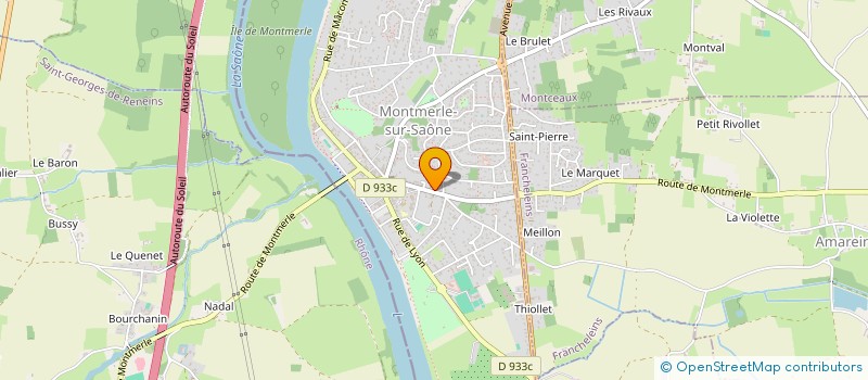 localisation de l'entreprise MADAME CAROLE MICHEL à MONTMERLE-SUR-SAONE