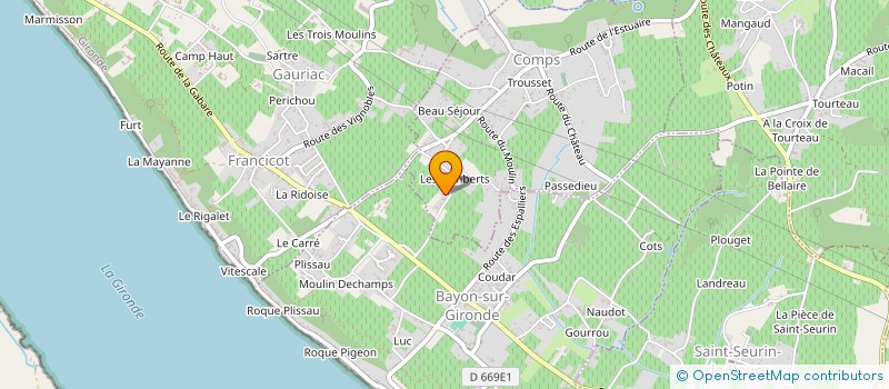 localisation de l'entreprise MADAME CAROLE MICHEL  COMPS