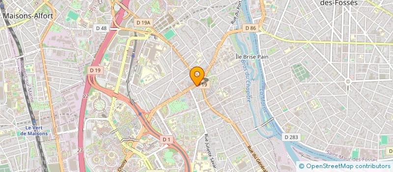 localisation de l'entreprise MADAME CAROLE MICHELON  CRETEIL