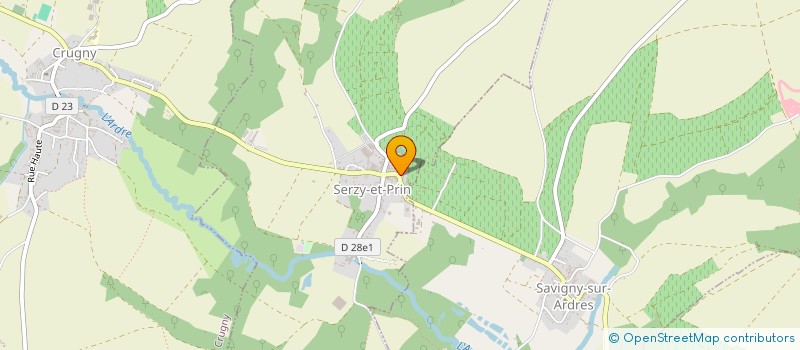 localisation de l'entreprise MADAME CAROLE MICHON  SERZY-ET-PRIN