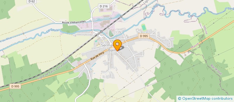 localisation de l'entreprise MADAME CAROLE MILLOT  SERMAIZE-LES-BAINS