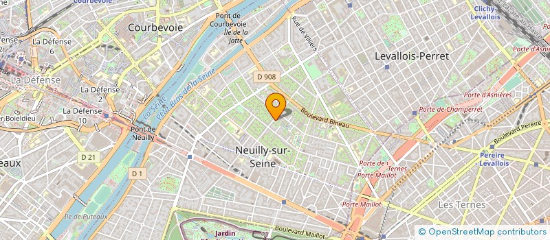 localisation de l'entreprise MADAME CAROLE MISSET à NEUILLY-SUR-SEINE