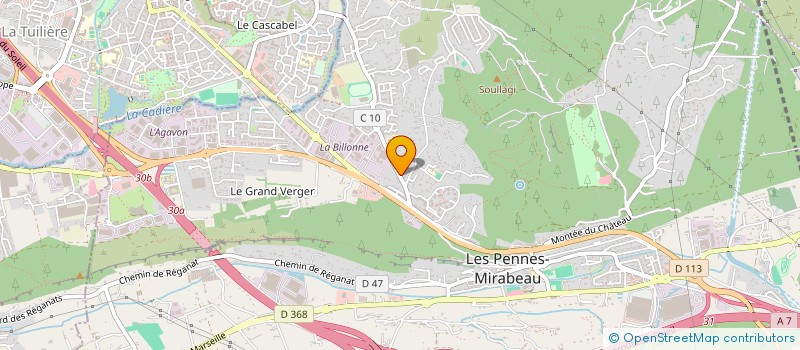 localisation de l'entreprise MADAME CAROLE MITTLER à LES PENNES-MIRABEAU