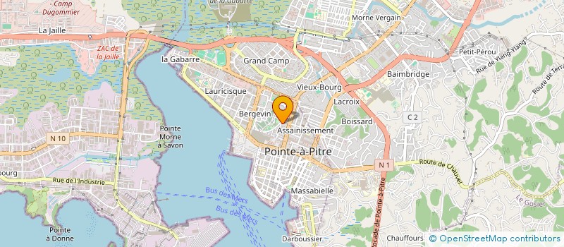 localisation de l'entreprise MADAME CAROLE MONITOR  POINTE-A-PITRE