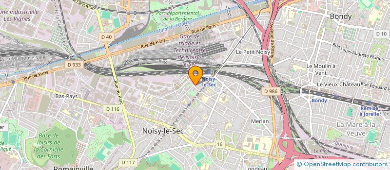 localisation de l'entreprise MADAME CAROLE MONTEZER  NOISY-LE-SEC