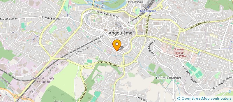 localisation de l'entreprise MADAME CAROLE MORDELLES à ANGOULEME