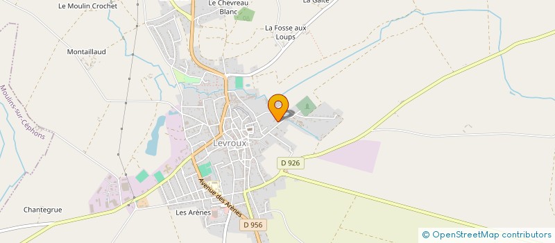 localisation de l'entreprise MADAME CAROLE MOREAU à LEVROUX